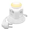 Image de Multiprise Aisens ASPS-2A1CLPQ02-W 4 Prises Interrupteur USB-A USB-C Protection Lumière Nocturne