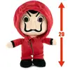 Image de Peluche La Casa De Papel Déguisement Rouge Masque Dalí 28 cm