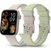 Image de SPC Smartee Duo 2 Bluetooth 46.6mm AMOLED Beige/Vert Taille Unique IP68 SpO2 Pulsomètre