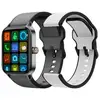 Image de SPC Smartee Duo Pro Bluetooth GPS 52,55mm AMOLED Boîtier Noir Bracelets Gris/Blanc Taille Unique IP68 SpO2 PulseOx Sommeil SOS