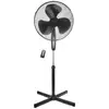 Image de Briebe FN122397 Ventilateur sur Pied Oscillant 45W 40cm 3 Vitesses Noir