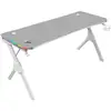 Image de Mars Gaming MGD140 Table de jeu RGB 140x60cm Blanc