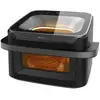 Image de Friteuse sans Huile Cecotec Cecofry Advance 10000 Full Vision 10L 2200W Double Fenêtre 12 Menus