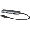 Image de Hub USB i-tec Metal USB 3.0 4 Ports Alimenté Externe 5000 Mbit/s Gris