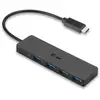 Image de Hub i-tec 4 ports 5 Gbps modèle C31HUB404 USB-C Slim Noir