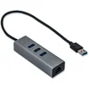 Image de i-tec Metal USB 3.0 HUB 3 Port + Gigabit Ethernet Adapter