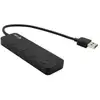 Image de Hub USB QUO I-Tec 4 Puertos USB 3.2 Gen 1 5 Gbps Metal Interruptores LED Negro