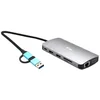 Image de Station d'accueil i-tec Metal Nano Dock 3 écrans Power Delivery 100W Argent