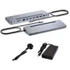 Image de Dock USB-C i-tec Métal Ergonomique 3x 4K avec Power Delivery 100 W