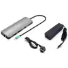 Image de Station d'accueil USB-C i-tec Metal Nano 2x HDMI Display 100W PD + Chargeur 100W Gris