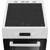 Image de Cuisinière Beko FSM58301WC Induction 3 Zones Four Multifonction 60 L