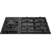 Image de Plaque de cuisson gaz encastrable Daewoo BH9GKF51BNH 90 cm cristal noir 5 feux