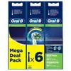 Image de Oral-B Braun Pack de remplacement de tête à action croisée Oral-B 6 unités