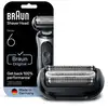 Image de Tête de rasage Braun 64B Noir Acier inoxydable Séries 6 60 61 62