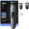 Image de Tondeuse Homme Braun 80789918 sans Fil 21 Longueurs 50min 3 Sabots