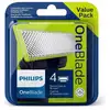 Image de Lame de rechange Philips OneBlade QP240/50 Pack 4 unités