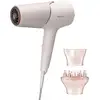 Image de Sèche-cheveux Ionique Philips Série 5000 BHD530/00 2300W 6 Températures 6 Vitesses Accessoires Rose Blanc