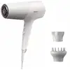 Image de Sèche-cheveux Ionique Professionnel Philips 5000 Series BHD501/20 2100W 3 Températures 2 Vitesses ThermoShield Accessoires Blanc