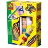 Image de Kit Tricotin en Bois SES Creative avec Aiguille Punnik et Fils Multicolores