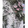 Image de Treillis Nature Expandible Blanc Plastique 50 x 150 cm Kit Fixation