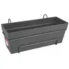 Image de Jardinière de Balcon Elho Loft Urban Allin1 Noire avec Réservoir d'Eau Intégré