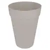 Image de Jardinière Elho Loft Urban ronde grise avec réservoir d'eau intégré 34 cm