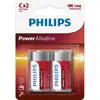 Image de Philips Power Alkaline Batterie LR14P2B/10
