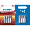 Image de Pile PHILIPS Power Alkaline LR03P8BP/10 AAA 1,5V Pack de 8 Alcaline