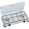 Image de Cuisinière à gaz portable Tristar KO-6382 2 feux avec couvercle protecteur