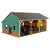 Image de Kids Globe 610340 Hangar agricole pour 3 tracteurs 1:16 - Hangar à tracteur KidsGlobe pour tracteurs Bruder - Kidsglobe 610340