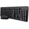 Image de Clavier Trust Ody II sans fil AZERTY membrane avec souris incluse noir
