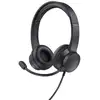 Image de Trust HS-201 Casque USB/ avec microphone/ USB/ Noir
