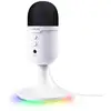 Image de Microphone cardioïde USB Trust Yunix, compact, RVB, muet, sortie casque, blanc