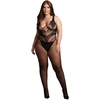 Image de Catsuit Résille et Motifs Grande Taille