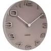 Image de Horloge murale avec aiguilles chromées Karlsson On The Edge 42x42x5x42 cm