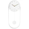 Image de Horloge murale acier Karlsson Pendulum Charm 50x20x4,8 cm