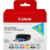 Image de Cartouches d'encre Canon PGI-550 Noir et CLI-551 Multipack Cyan/Gris/Magenta/Noir/Jaune