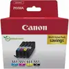 Image de Cartouche d'encre d'origine Canon CLI-551 (cyan/magenta/jaune/noir) 7 ml