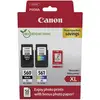 Image de Cartouches d'encre d'origine Canon PG-560XL + CL-561XL, lot de 2 unités