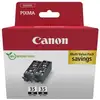Image de Cartouche d'encre noire Canon 1509B029 (lot de 2) : 382 pages (original)