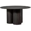 Image de Table à manger rond avec 3 pied MDF Woood Oona 75x140x140 cm