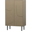 Image de Armoire de rangement en pin brouillard Woood Cadiz 135x85x40 cm