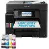 Image de Imprimante multifonction couleur Epson EcoTank ET-5855 A4 Wi-Fi, réservoirs d'encre recto verso, fax