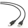 Image de Câble Gembird USB 2.0 vers USB-B Mâle/Mâle 1,82 m Noir