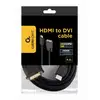 Image de Cable HDMI à DVI-D Gembird 5m Macho/Macho Connecteurs Dorés Noir