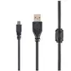 Image de Câble Gembird USB 2.0 vers Mini USB-B Mâle/Mâle 1,8 m Noir