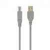 Image de Câble Gembird USB 2.0 vers USB-B Mâle/Mâle 1,8 m Gris