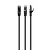 Image de Câble Réseau Gembird PP6A-LSZHCU-BK-0.5M 0,5m Cat6a RJ-45 Blindé LSZH Noir