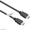Image de Cable HDMI Neomounts HDMI3MM 1 m Noir 10,2 Gbit/s Connecteurs Mâle-Mâle