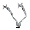 Image de NewStar Soporte Doble Brazo para Monitor 10"/32" VESA 100x100mm Máx 8Kg Plateado